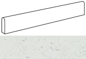 Плинтус ATDR Marvel Stone Carrara Pure Battiscopa Lapp 7.2x60 Atlas Concorde Italy