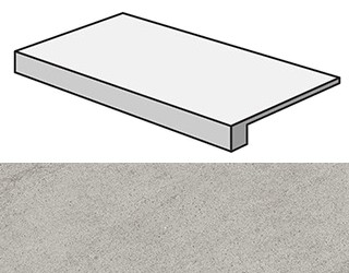 Ступень ATGU Marvel Stone Clauzetto White Scalino 33x60 Atlas Concorde Italy