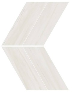 Декор AS1Q Marvel Stone Bianco Dolomite Chevron Lappato 22.5x22.9 Atlas Concorde Italy