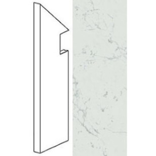 Плинтус ATEM Marvel Stone Carrara Pure Battiscopa Sag. Sx 7.2x30 Atlas Concorde Italy
