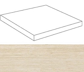 Ступень ASPE Sunrock Travertino Almond Scalino Angolare 33x33 Atlas Concorde Italy