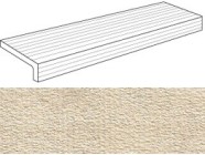 Ступень ASQG Sunrock Travertino Almond Elemento L 60x15xH4 Atlas Concorde Italy