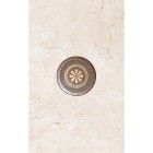Декор Эфес с вырезом круг d.10.2 бежевый 25х40 Belleza