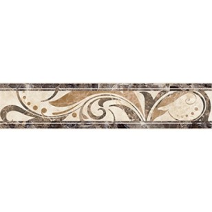 Бордюр Illyria vendom cappuccino напольный 6.6x30 Ceramica Classic