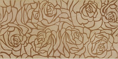 Декор Serenity Rosas 08-03-15-1349 коричневый 20x40 Ceramica Classic