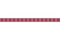 Бордюр Stripes бусинка бордовый 1.3х20 Ceramica Classic