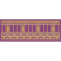 Бордюр 05-01-1-93-03-56-885-0 Воспоминание Фиолетовый 9х25 Ceramique Imperiale