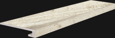 Ступень 72840 Baita Gradino Costa Retta Bianco 33x100 Cerdomus