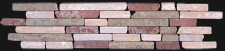 Декор 30863 Pietra d'Assisi Fascia Ciottolato Rosso 9x40 Cerdomus