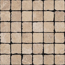Мозаика 69195 Pietra d'Assisi Mosaico 4.7x4.7 Noce Spaccatella 30x30 Cerdomus