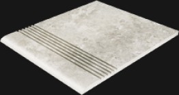 Ступень 32846 Pietra d'Assisi Gradino Semplice Grigio 30x30 Cerdomus