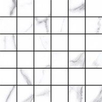 Мозаика 75355 Statuario Bianco Mosaico 4.7x4.7 Satinato 30x30 Cerdomus
