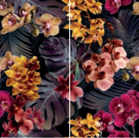 Панно Cerdomus Legarage Decoro Orchidee Matt Set 2 pz 60x120 89752