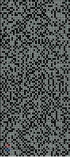 Настенная плитка BWG231R Black&White черная 20x44 Cersanit
