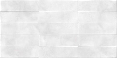 Плитка настенная CSL523D Carly рельеф кирпичи светло-серый 29.8x59.8 Cersanit