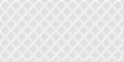 Плитка настенная DEL052D Deco рельеф белый 29.8x59.8 Cersanit