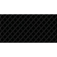 Плитка настенная DEL232D Deco рельеф черный 29.8x59.8 Cersanit