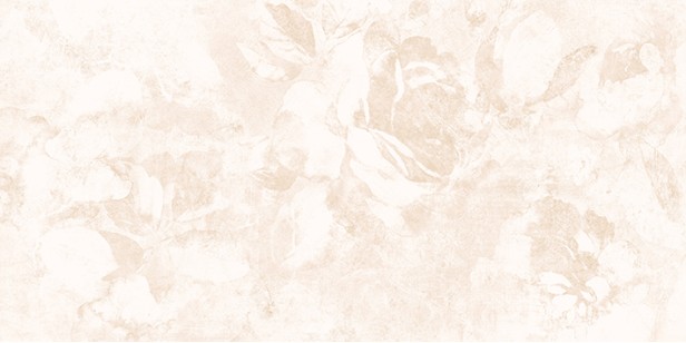 Настенная плитка FRL302D Fresco цветы Декорированная рельеф светло-бежевый 29.8x59.8 Cersanit