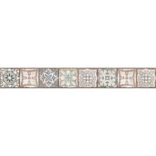 Бордюр MA1O452DT Majolica многоцветный 8x59.8 Cersanit