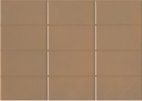 Настенная плитка MYM111R Mono коричневая 25x35 Cersanit
