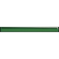 Бордюр UG1H021 спецэлемент стеклянный Universal Glass зеленый 4x45 Cersanit