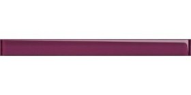 Бордюр UG1H221 спецэлемент стеклянный Universal Glass пурпурный 4x45 Cersanit