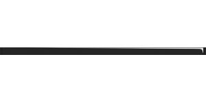 Спецэлемент стеклянный UG1U232 Universal Glass черный 3x75 Cersanit