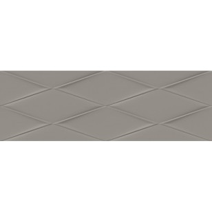 Плитка настенная VGU401 Vegas рельеф темно-серый 25x75 Cersanit