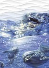 Панно WA2T123D Wave Dolphins 44x60 Cersanit