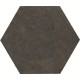 Керамогранит 10473282 Docklands HEXAGON BLACK 56 24x27.7 Cir Ceramiche