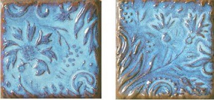 Декор 1014392 Quintana Ins.S/2 Deruta Azzurr 10x10 Cir Ceramiche