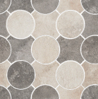 Мозаика 1053026 Recupera Mos.Cerchi Bianco-Gra 30x30 Cir Ceramiche