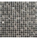 Мозаика настенная CV10138 Nero-Brown Мозаика 1.5x1.5 30.5x30.5 Colori Viva