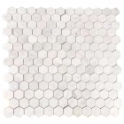 Мозаика настенная CV20254 Statuario Polished Pure White Hexagon 30.5x30.5 Colori Viva