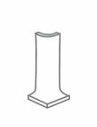 Специальный элемент AEMH7 Piase Ang.Est.Cove Base Burattato 2.5x16 Emil Ceramica