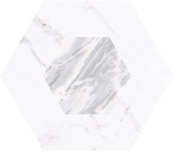 Керамогранит 23771 Bardiglio Hexagon Geo 17.5х20 Equipe