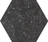 Керамогранит 23577 Coralstone Hexagon Black 29.2x25.4 Equipe