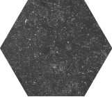 Керамогранит 23580 Coralstone Hexagon Black Antislip 29.2x25.4 Equipe