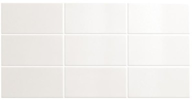 Настенная плитка 25030 Crackle White 7.5x15 Equipe