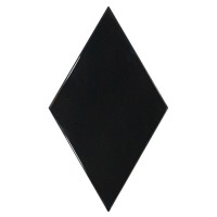 Настенная плитка 22748 Rhombus Wall Black 15.2x26.3 Equipe