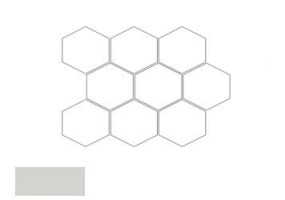 Мозаика 23330 Scale Hexagon Mosaic Mint 31x38 Equipe