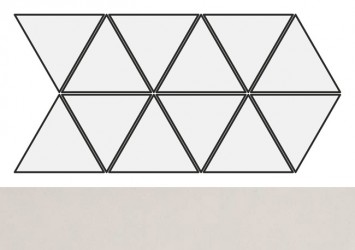 Мозаика 24246 Scale Triangolo Mosaic Light Grey 22.5x45 Equipe