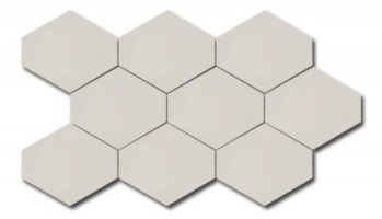 Мозаика 24258 Scale Benzene Mosaic Light Grey 25.5x44 Equipe