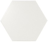 Керамогранит напольный 22357 Scale Hexagon Porcelain White Matt 11.6x10.1 Equipe