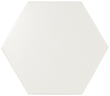 Керамогранит напольный 22357 Scale Hexagon Porcelain White Matt 11.6x10.1 Equipe