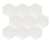 Мозаика 21919 Scale Hexagon Mosaic White 31x38 Equipe