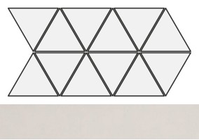 Мозаика 24245 Scale Triangolo Mosaic Greige 22.5x45 Equipe