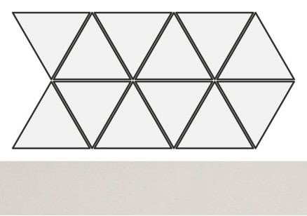 Мозаика 24245 Scale Triangolo Mosaic Greige 22.5x45 Equipe