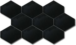 Мозаика 24262 Scale Benzene Mosaic Black Matt 25.5x44 Equipe