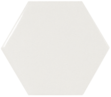 Настенная плитка 21911 Scale Hexagon Scale White 10.7x12.4 Equipe